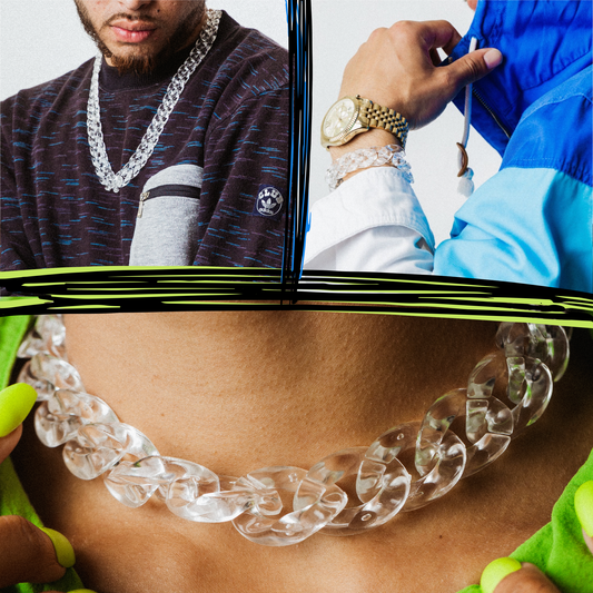 Y2K Jewelry Stack – Cuban Link Necklace, Choker & Bracelet Bundle (Save $15) - plushtrap