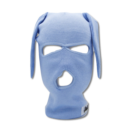 Blue Bunski 3 hole Balaclava - plushtrap_bbb3h
