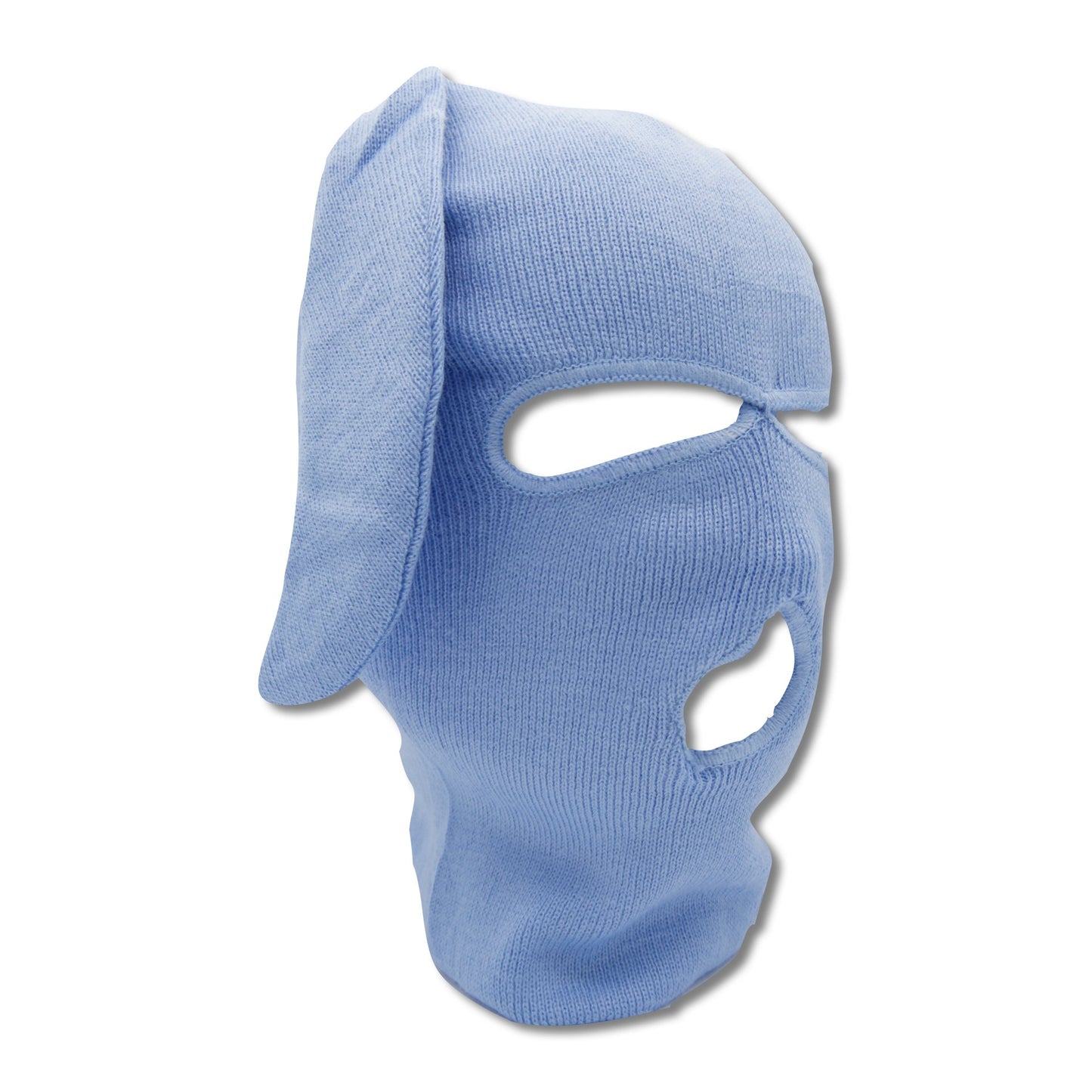 Blue Bunski 3 hole Balaclava - plushtrap_bbb3h