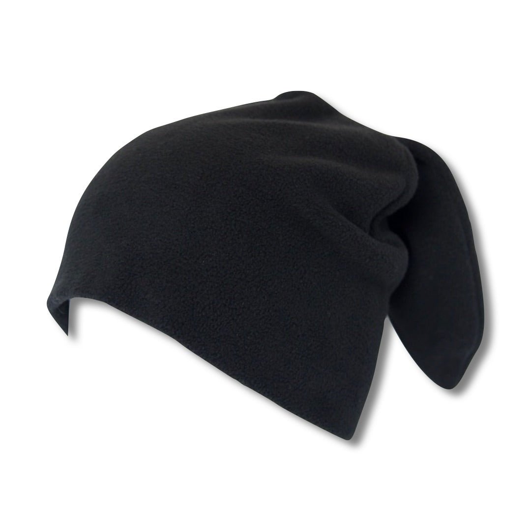 Restock Black Fleece Bunny Beanie - plushtrap_BBCDG