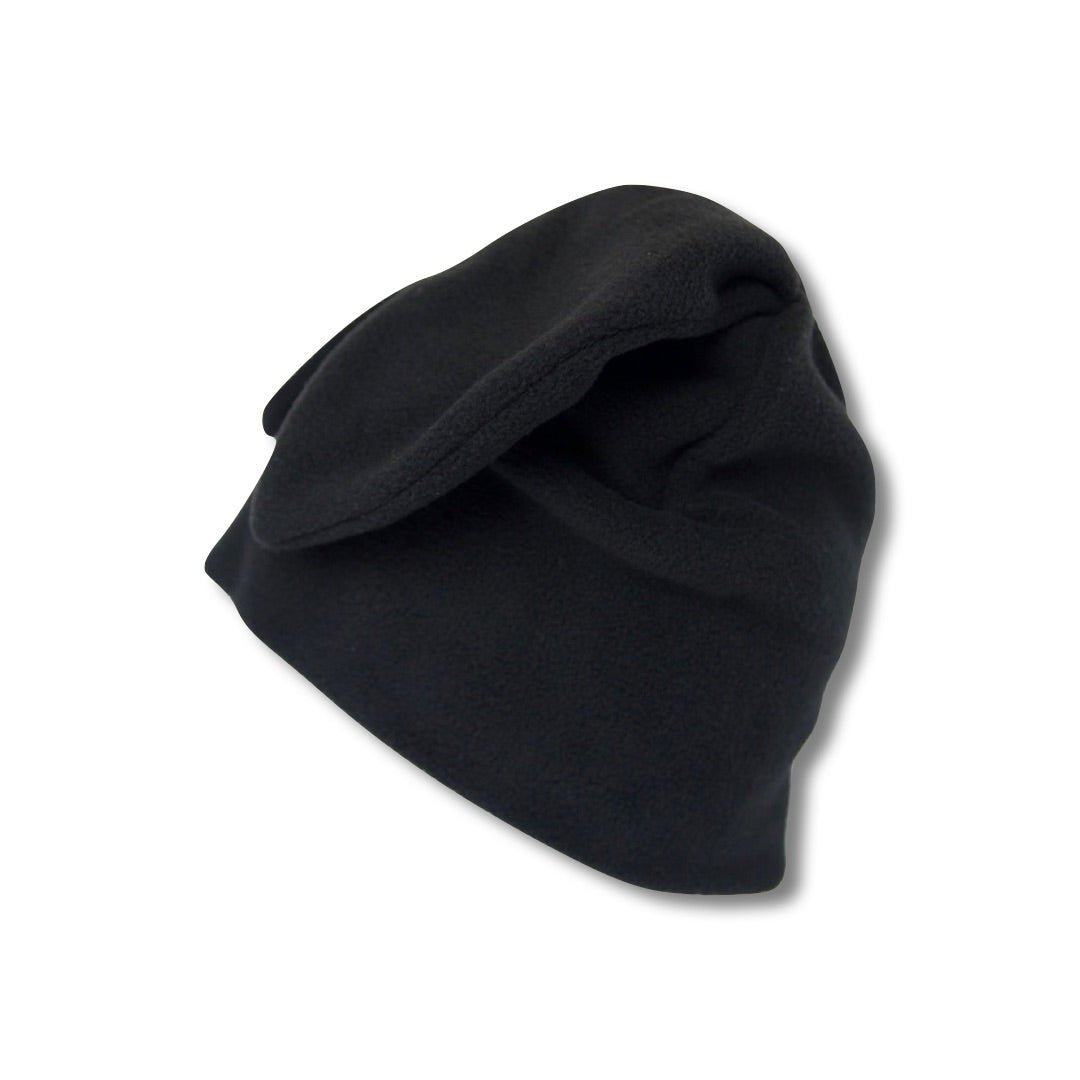 Restock Black Fleece Bunny Beanie - plushtrap_BBCDG