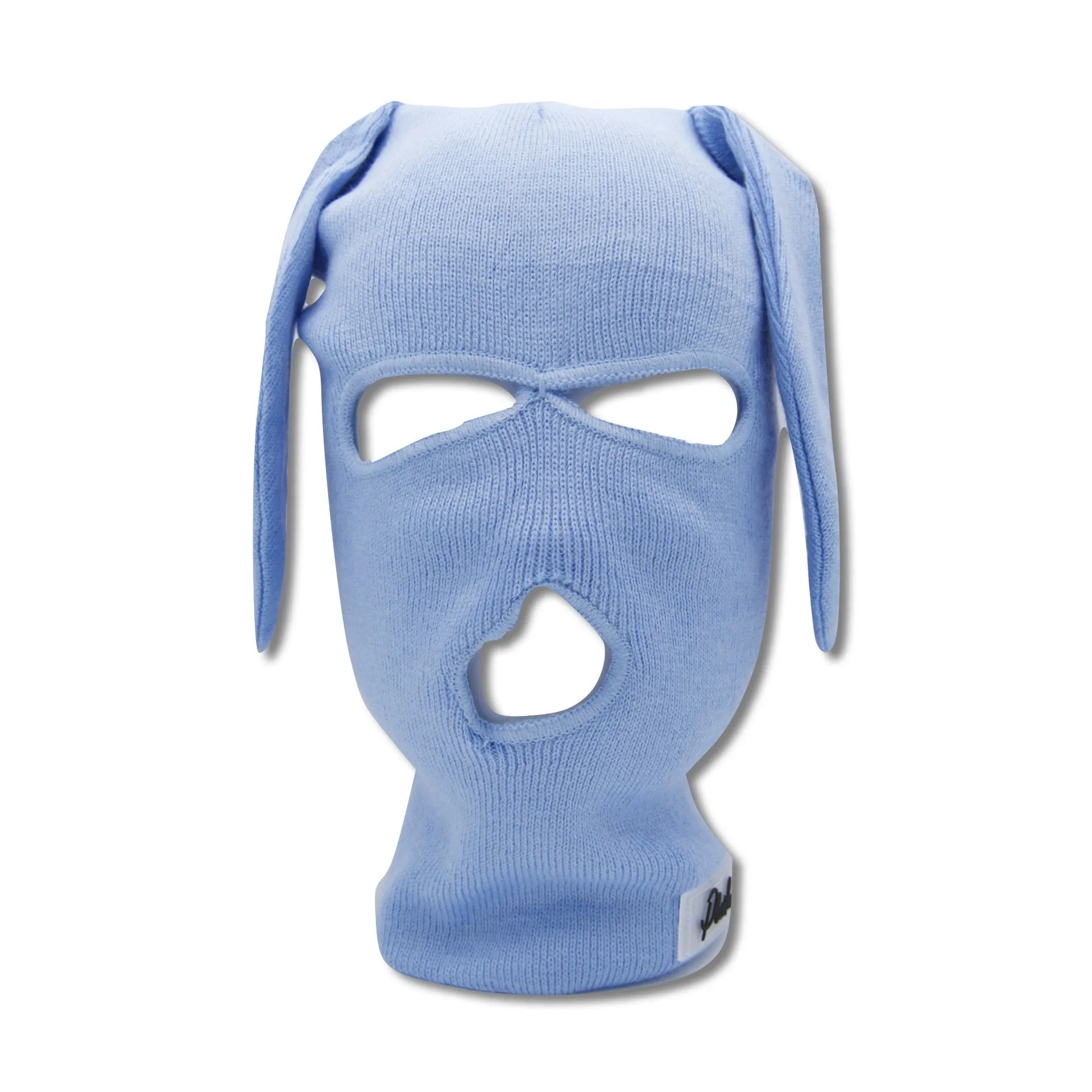 Blue Bunski 3 hole Balaclava - plushtrap_bbb3h