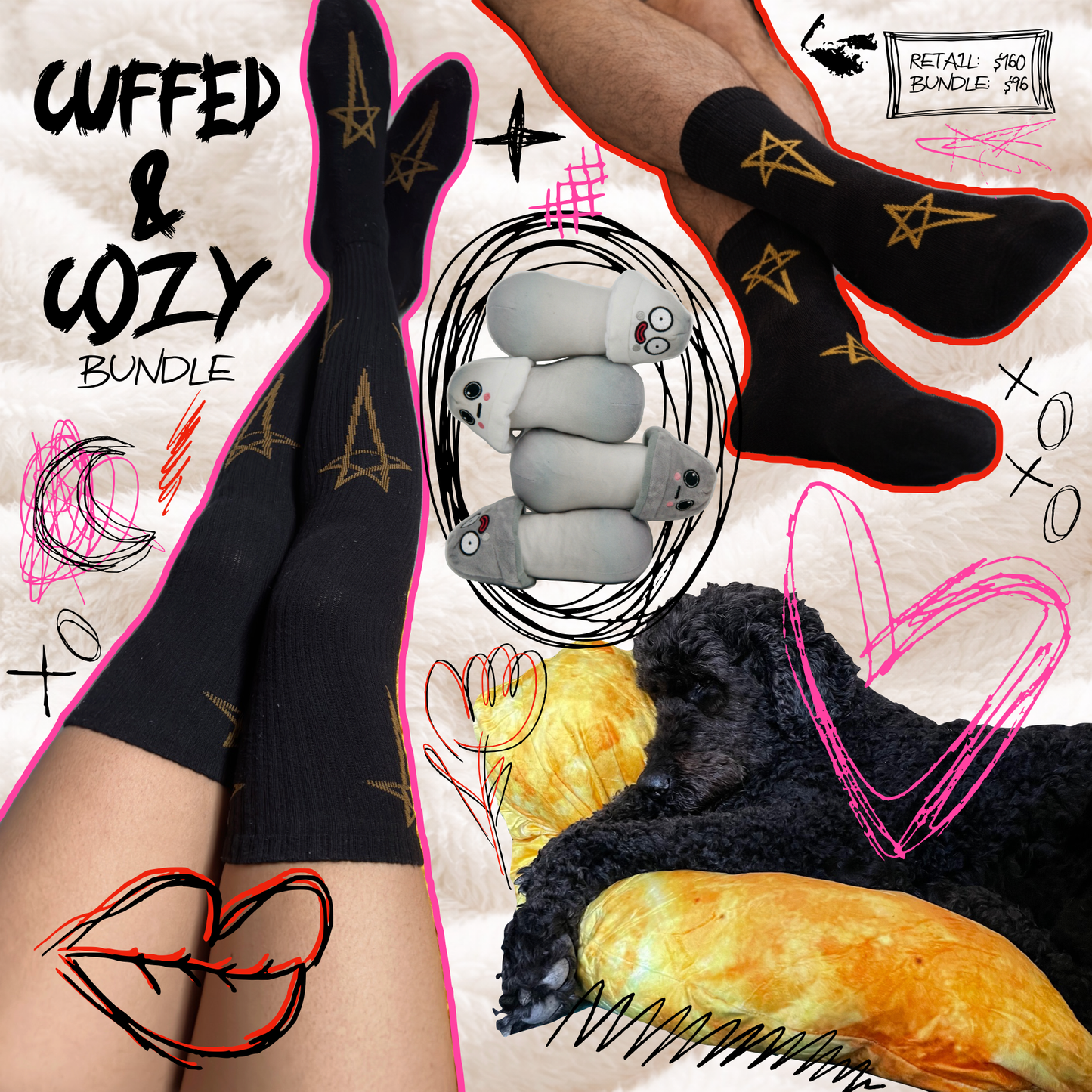 Cuffed & Cozy - Lovers Lane Drop - plushtrap