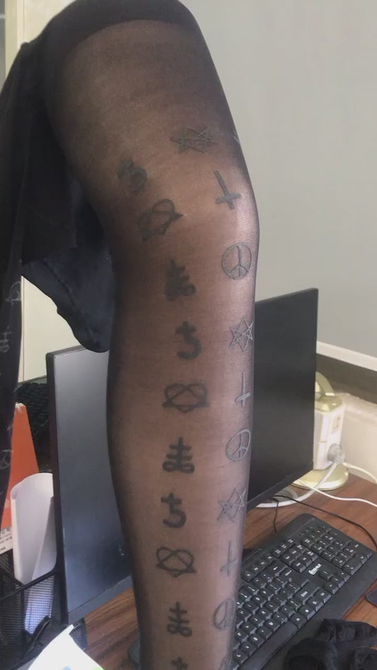 Occulted Stockings | Mystical Nylon Blend Tights