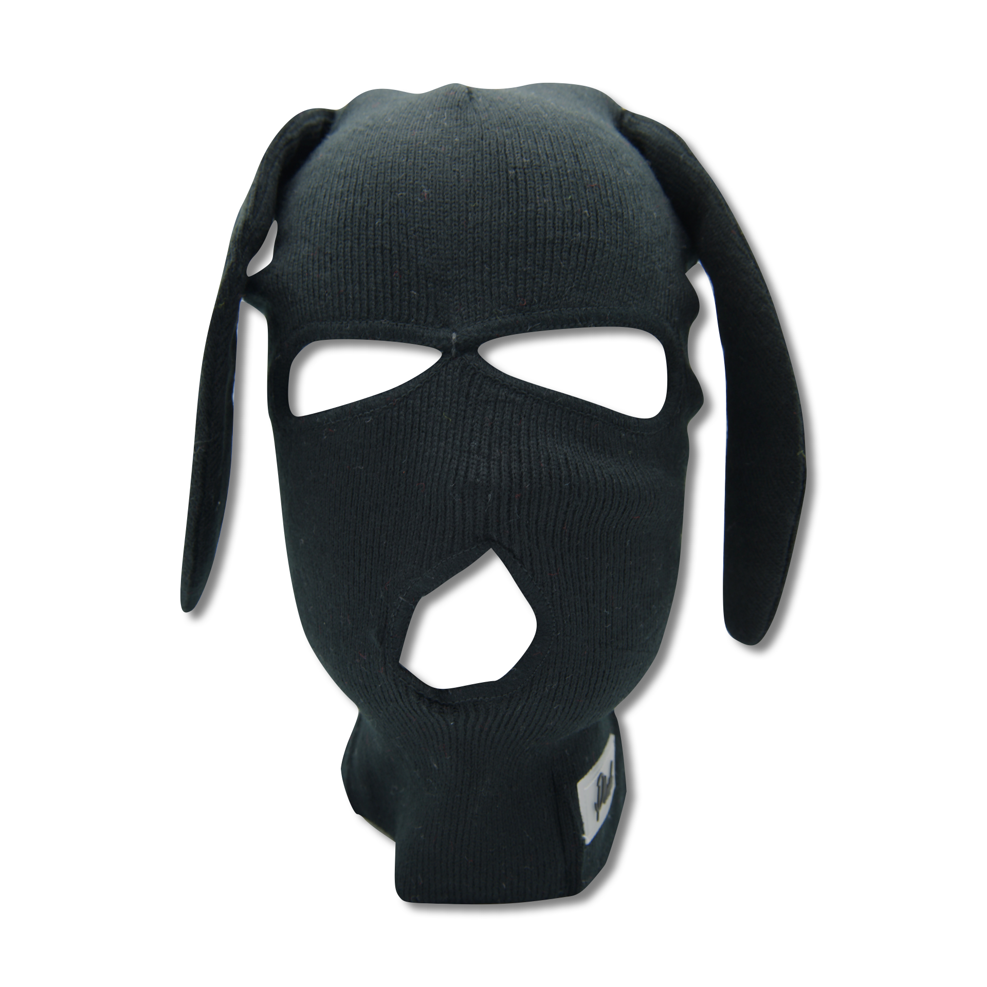 Black Bunski 3 hole balaclava - plushtrap