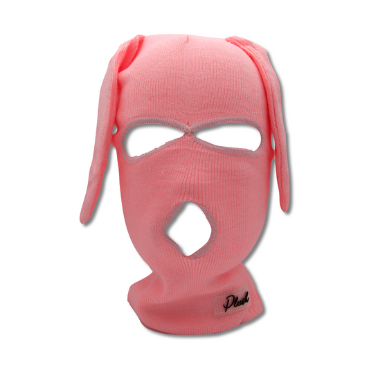 Pink Bunski 3 Hole Balaclava - plushtrap