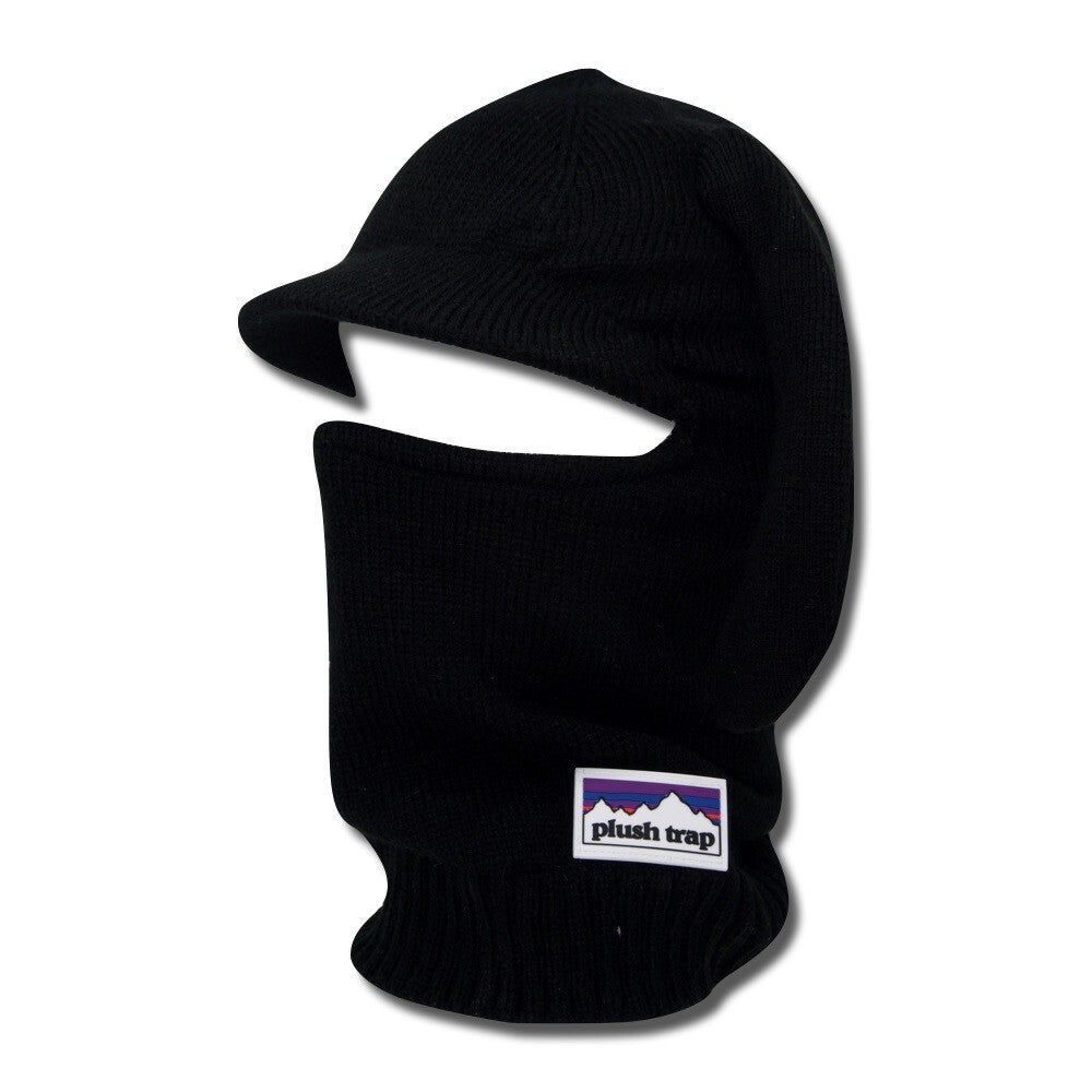Black Brim Bunski 1 Hole balaclava - plushtrap_BBBM