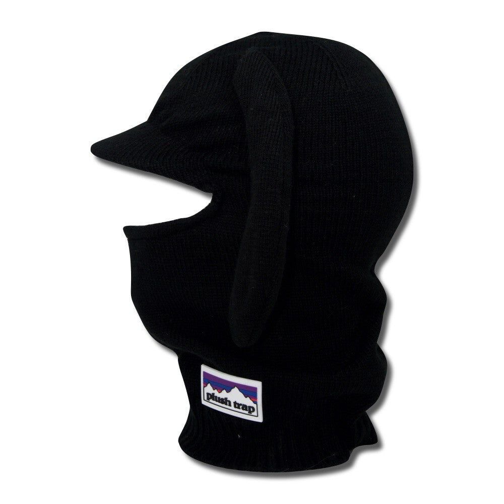 Black Brim Bunski 1 Hole balaclava - plushtrap_BBBM
