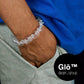 Clear Anchor Link Bracelet. Acrylic glass Chain - plushtrap_
