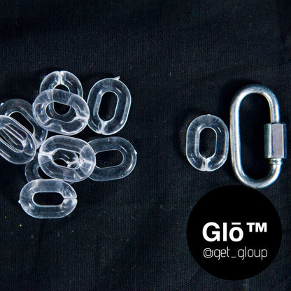 Clear Anchor Link Choker Acrylic glass Chain - plushtrap_