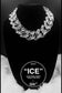 Clear XL Curb Link Choker. Acrylic glass Chain. Necklace - plushtrap_