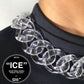 Clear XL Curb Link Choker. Acrylic glass Chain. Necklace - plushtrap_