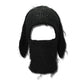 Distressed Black Bunski balaclava - plushtrap_YTBBM