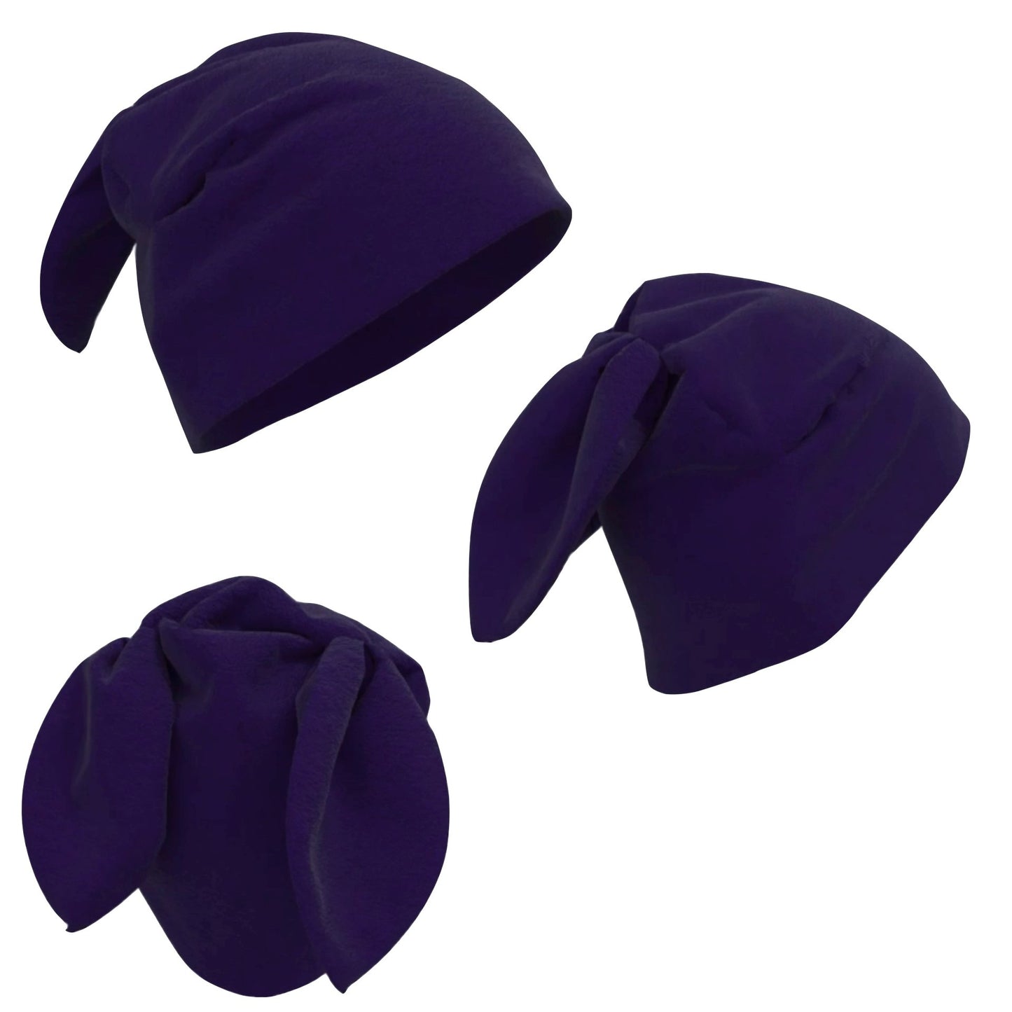 New Colors Fleece Bunny Beanie - plushtrap