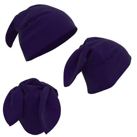 New Colors Fleece Bunny Beanie - plushtrap
