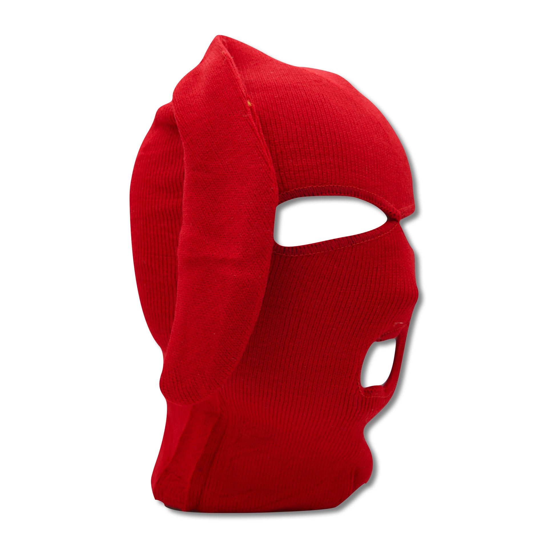 Red Bunski 3 hole balaclava - plushtrap_rb3h