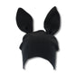 Restock Black Fleece Bunny Beanie - plushtrap_BBCDG