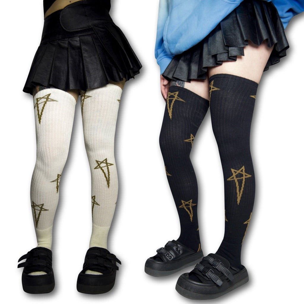 Rick Boot Sock Stars - Crew & Thigh High - plushtrap_RBSS-1