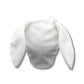 White Fleece Bunny Beanie - plushtrap_pwfbb